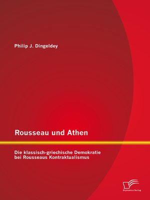 cover image of Rousseau und Athen